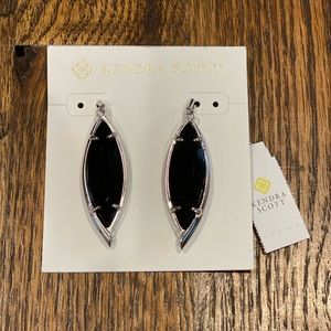 💥NWT Kendra Scott Black Maxwell Statement Drop💥